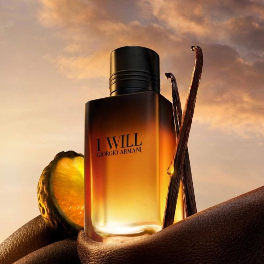 عطر أرماني I Will أو دو بارفيوم رجالي 100 مل بنفحات الفانيليا والحمضيا