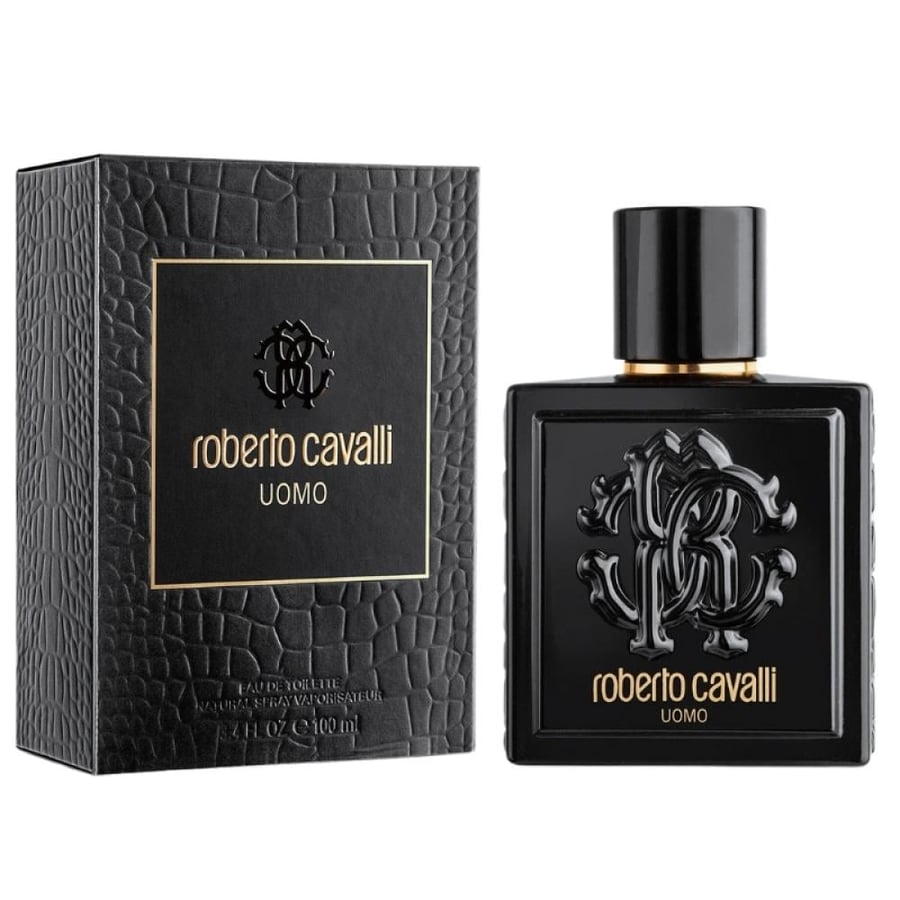 عطر روبرتو كافالي اومو للرجال 100 مل أو دو تواليت بنفحات شرقية جذابة