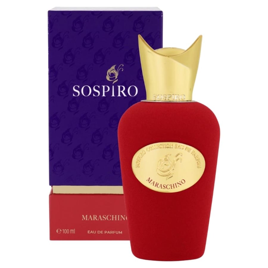 عطر سوسبيرو ماراشينو الأحمر بعبير الكرز الجذاب ولمسة فاخرة ملفتة اصلي