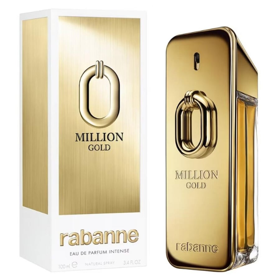 عطر مليون جولد رابان الرجالي مركز فخم بزجاجة ذهبية جذابة حجم 100 مل