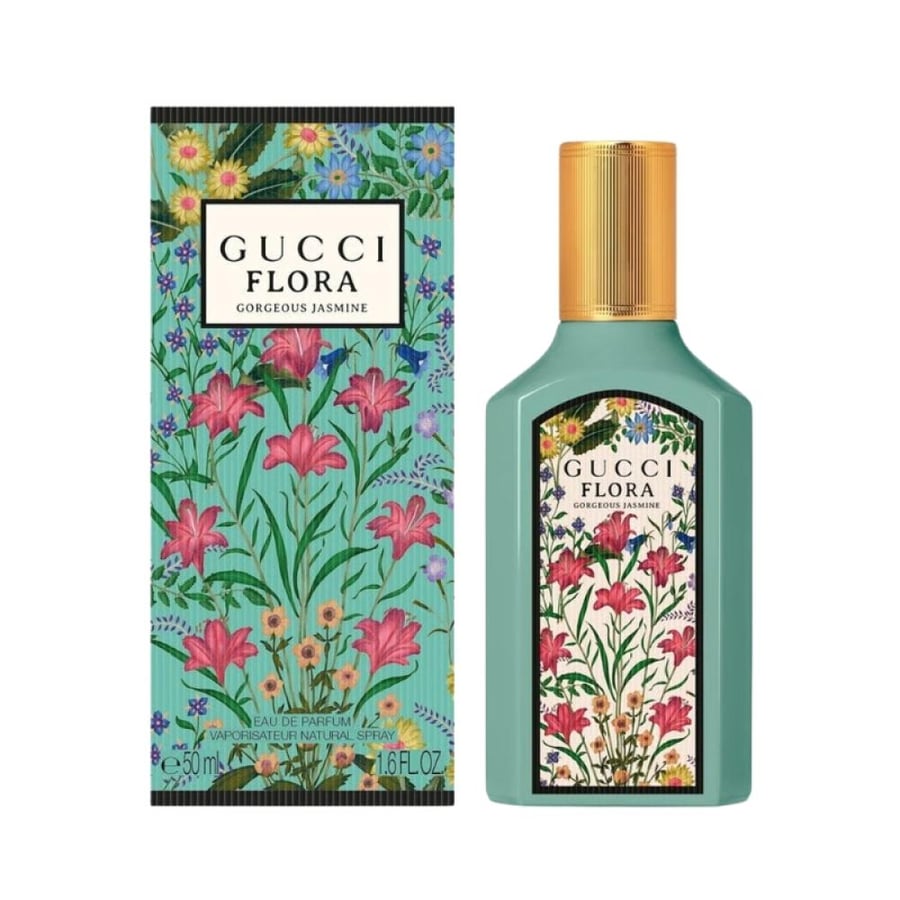 عطر Gucci Flora Gorgeous Jasmine Eau de Parfum للنساء بنوتات الياسمين