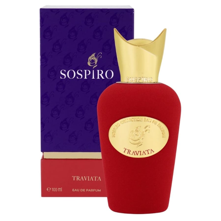 عطر سوسبيرو ترافايتا الأحمر يعكس الفخامة بعبوة مخملية وسحر عطري مميز