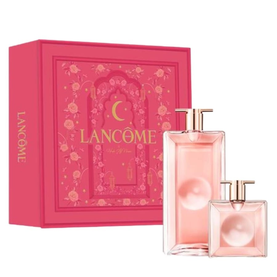 عطر لانكوم إيدول أو دو بارفيوم 100 مل مع عطر صغير 25 مل بتغليف أنثوي أ