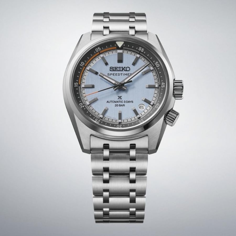 1. ساعة سيكو Prospex Speedtimer HBC003 أوتوماتيك للرجال بميناء أزرق -
