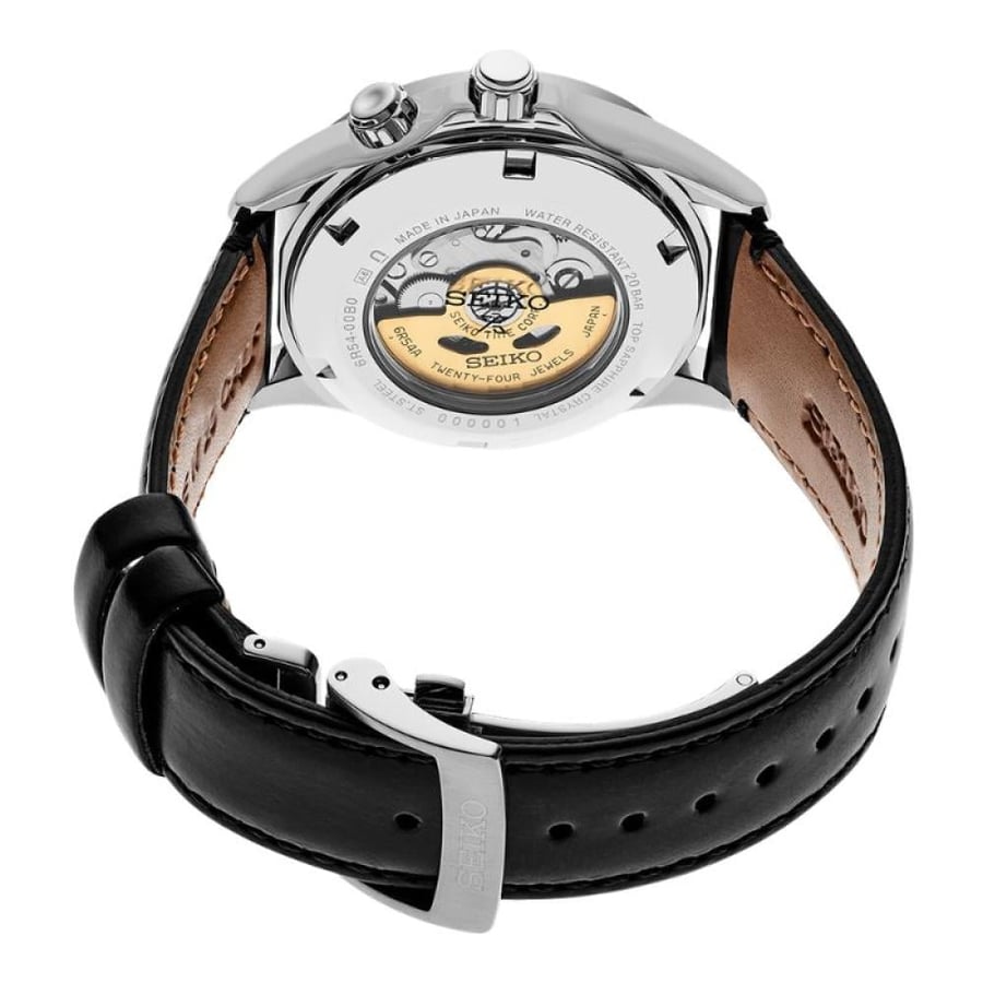 ساعة SEIKO Prospex Alpinist GMT بحركة أوتوماتيك 6R54 واحتياطي طاقة 70