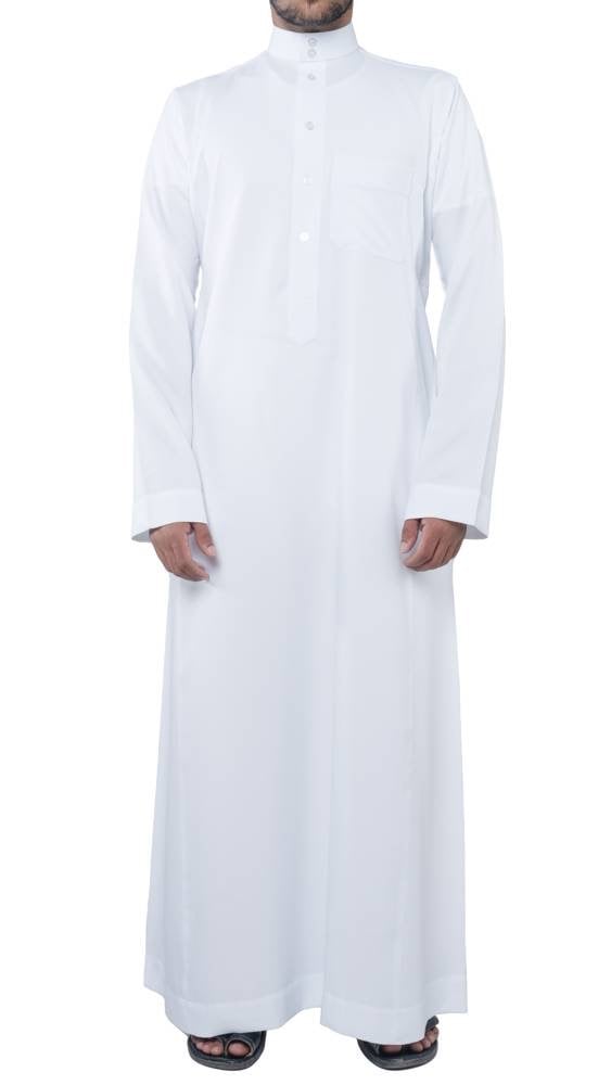 White dress mixed Korean fabric