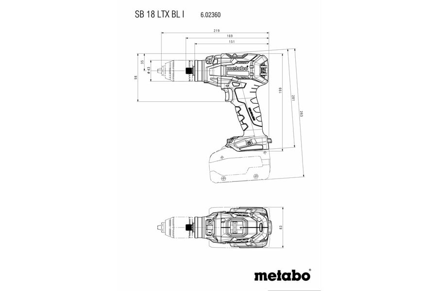 SB 18 LTX BL I (602360650) Cordless hammer drill