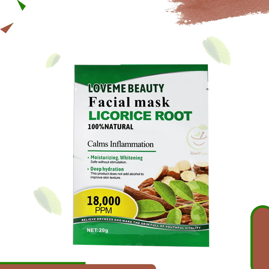 Licorice root face mask Love Me Beauty