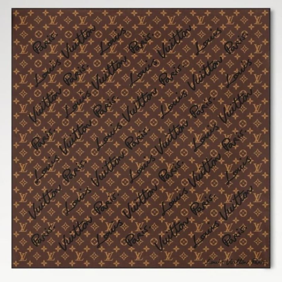 Louis Vuitton scarf, 90*90 cm, 2026 edition