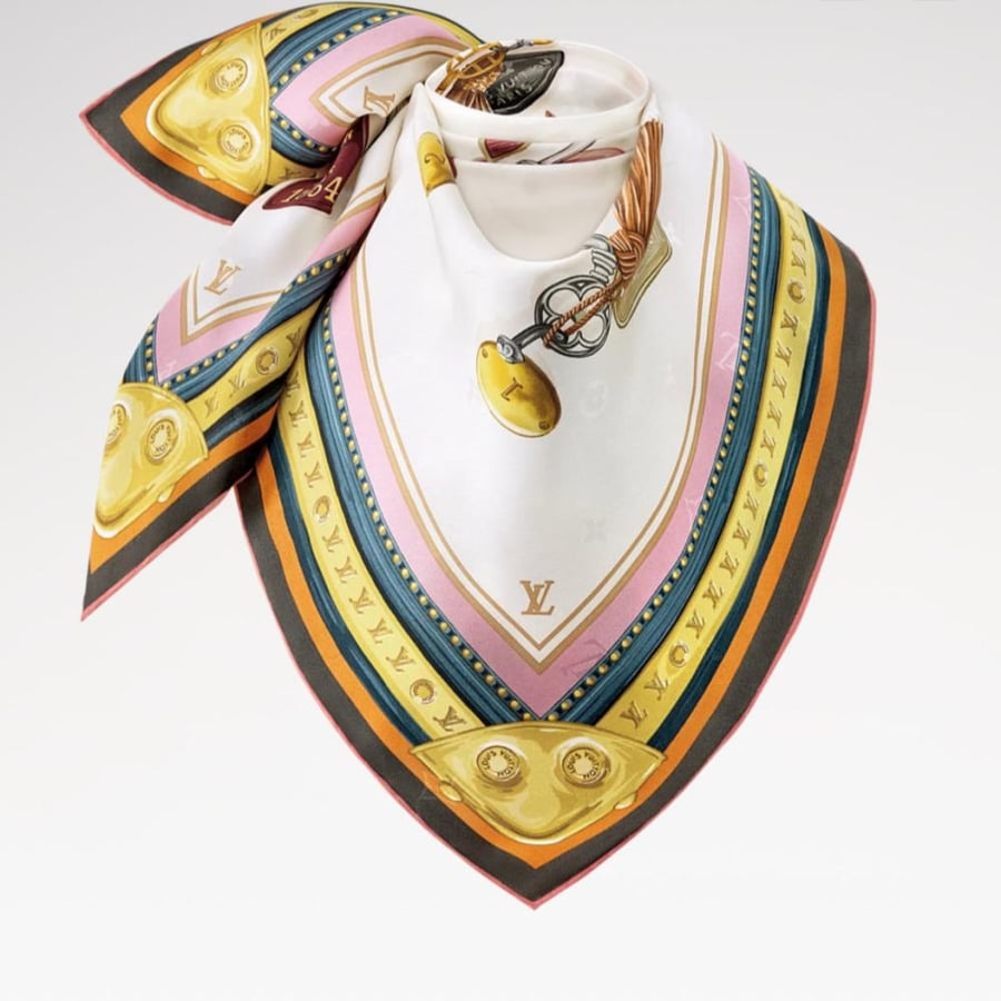 Louis Vuitton scarf, 90*90 cm, 2026 edition