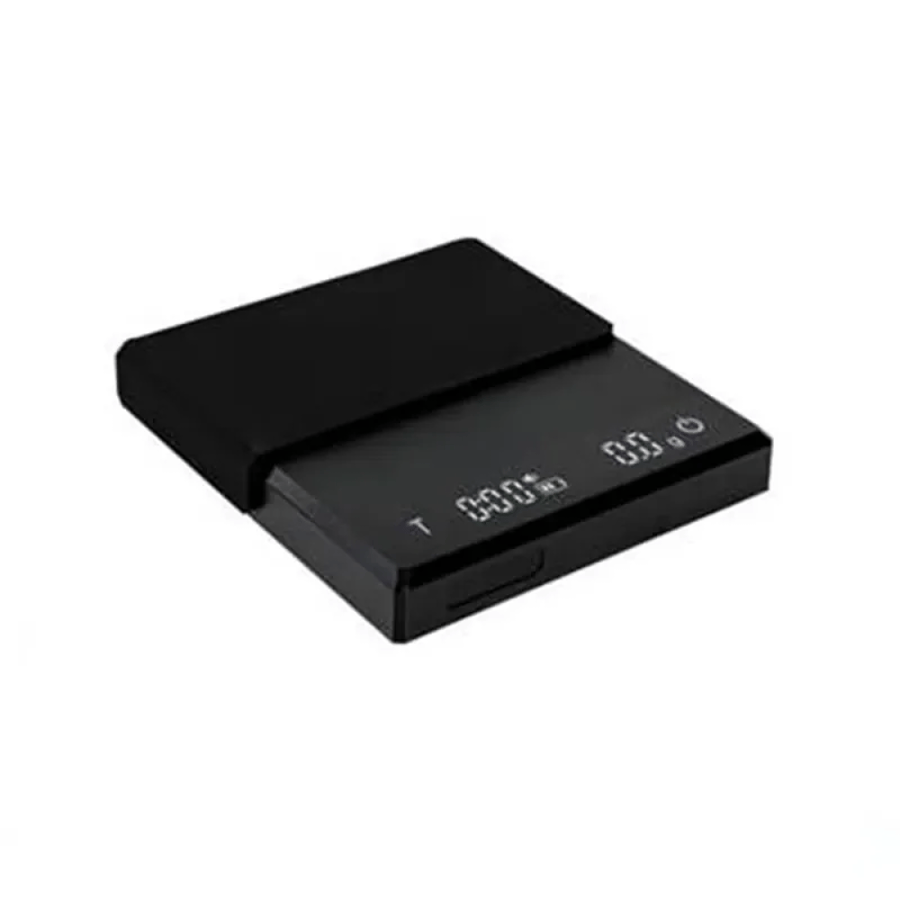 Rechargeable coffee scale black color
