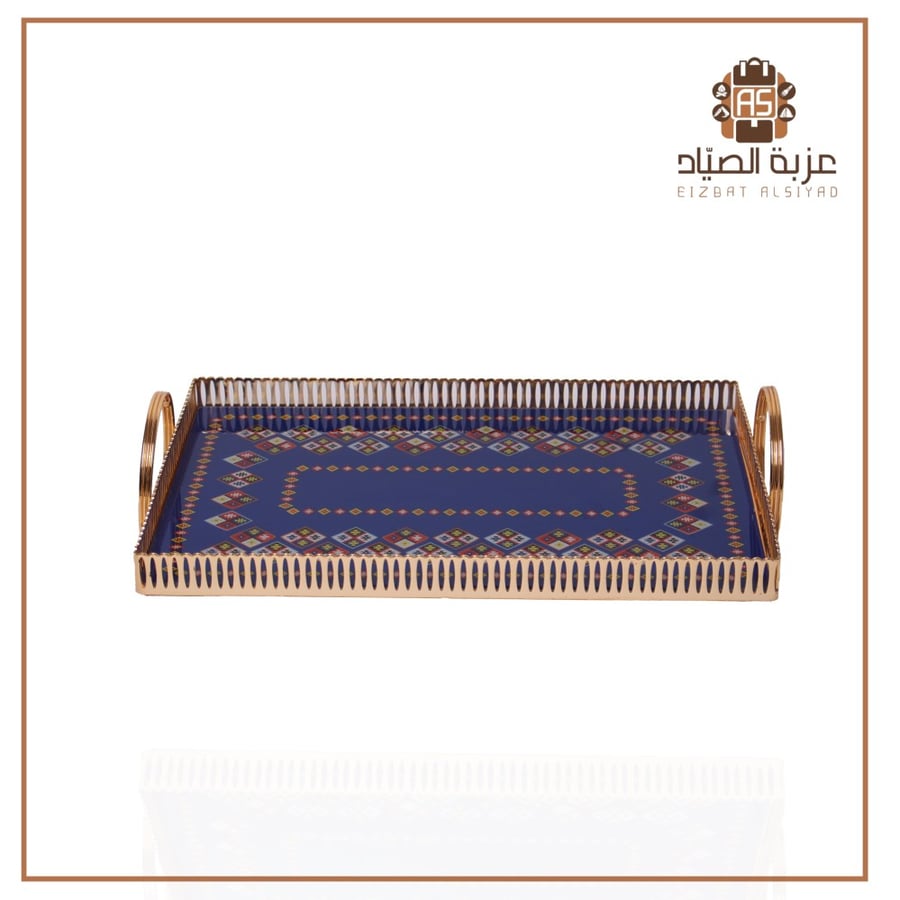 طفرية تقديم ازرق  مستطيل