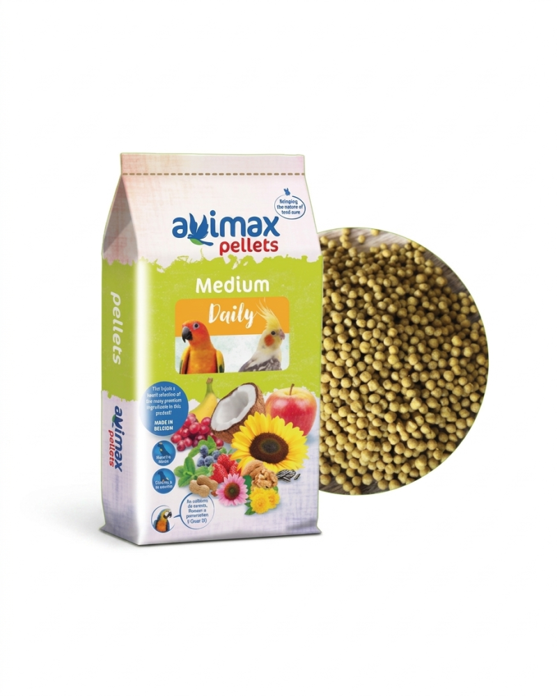 افيماكس غذاء الببغاوات المتوسطه والصغيره 1kg