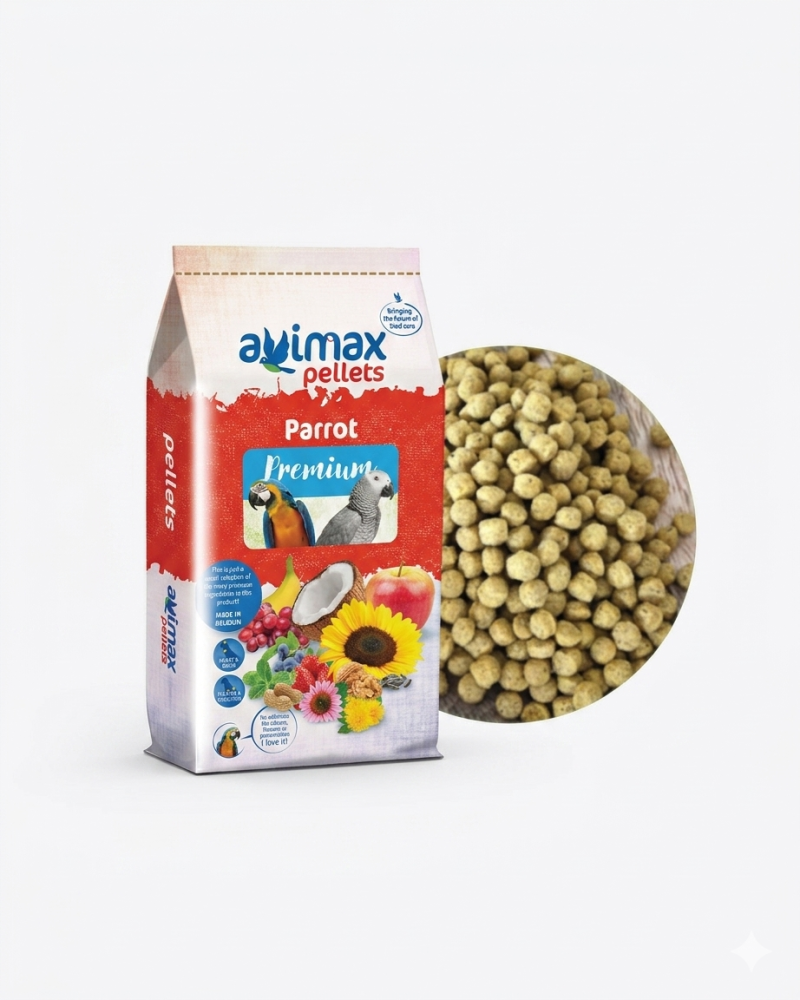 افيماكس غذاء الببغاوات المتوسطه والكبيره 1kg