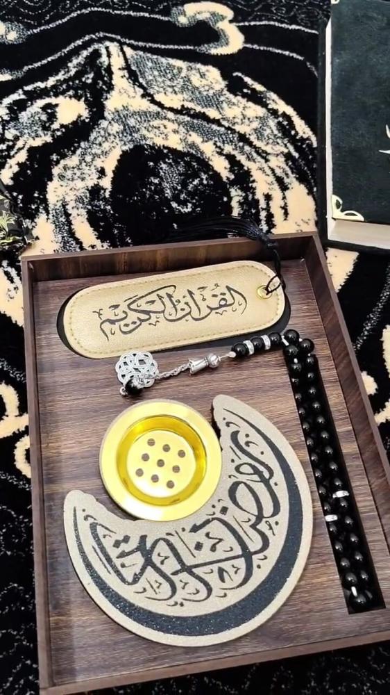 سجاده صلاه مبخره خشبيه سبحه
