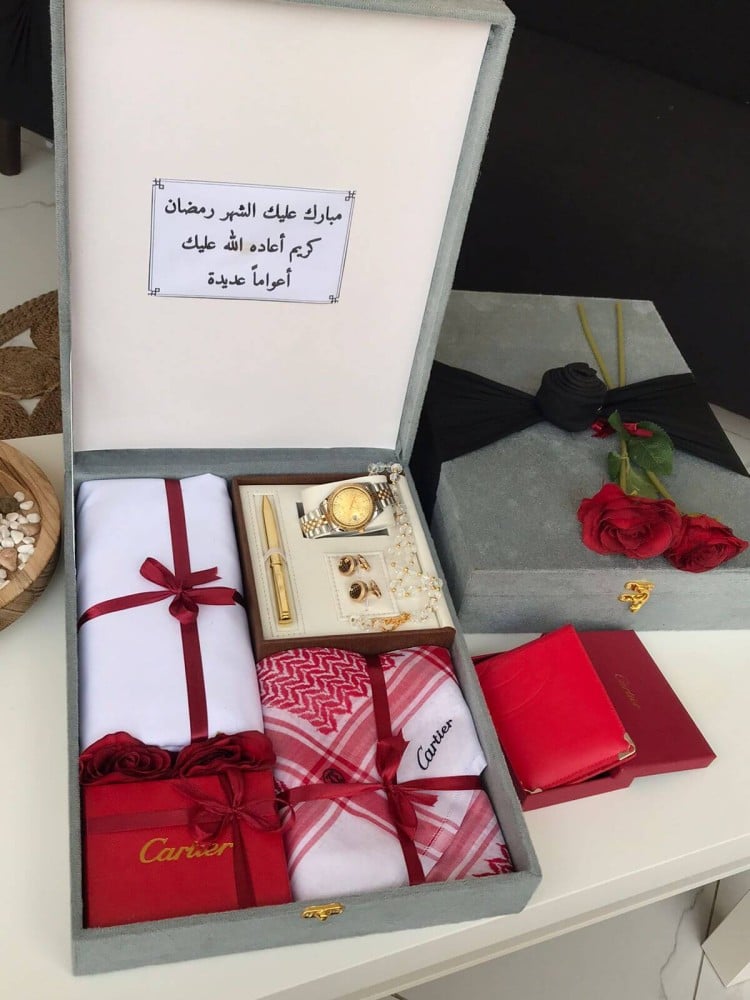 بوكس رجالي ماركه كارتير هدية العيد