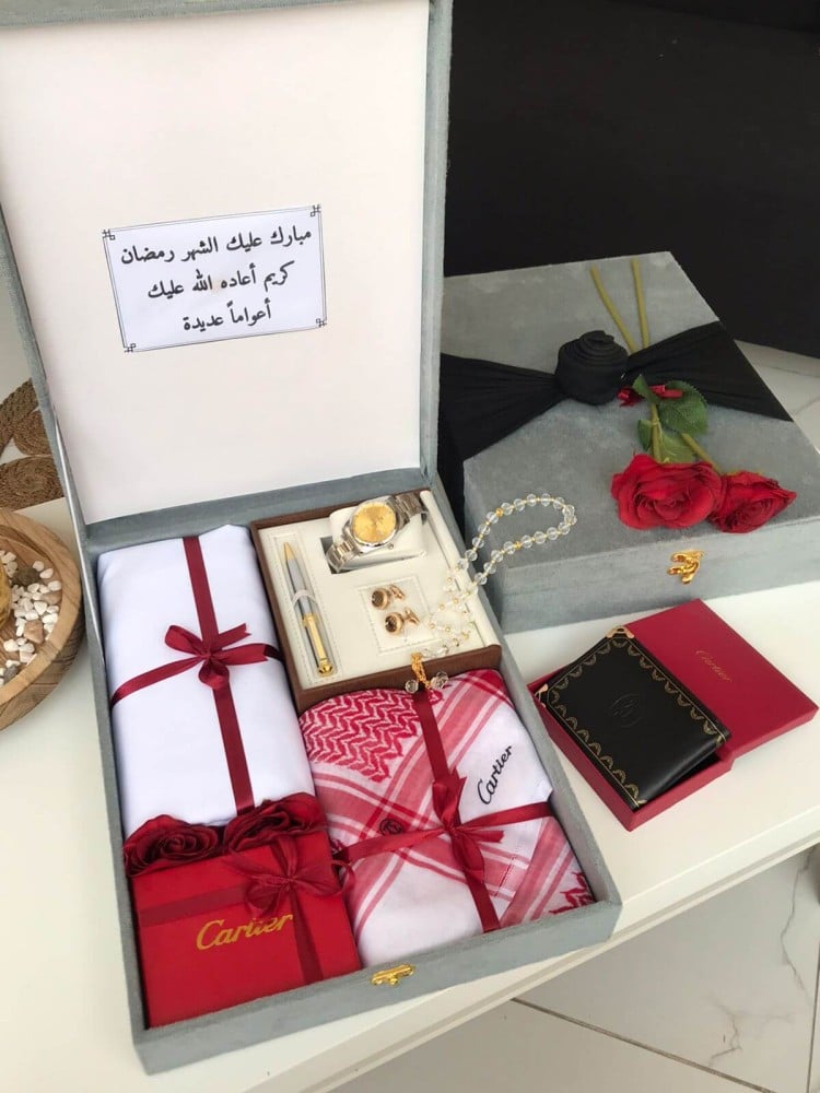 بوكس رجالي ماركه كارتير هدية العيد