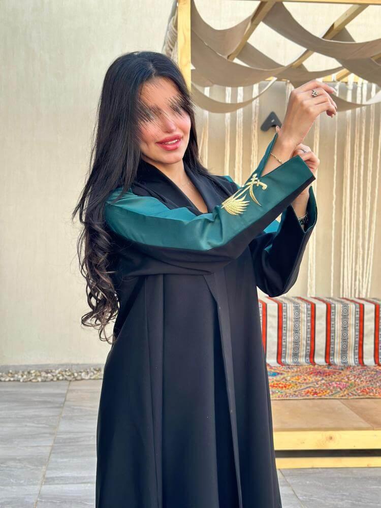 عباية الشموخ للنساء ازياء يوم الوطن السعودي 95