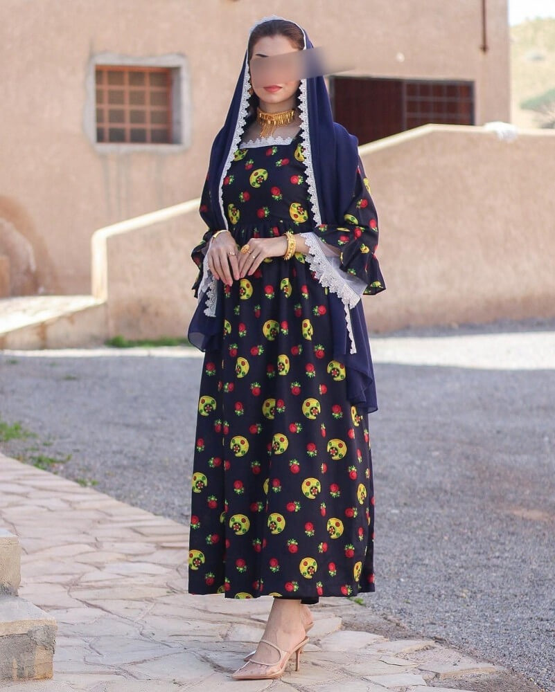 فستان شالكي نسائي
