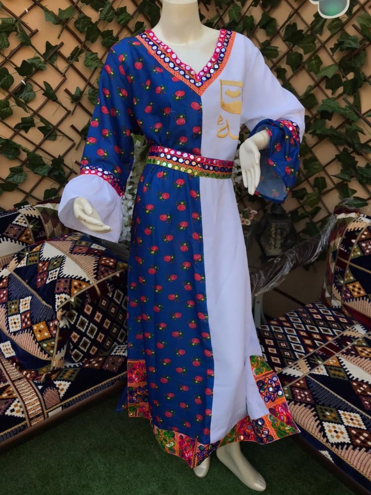 جلابيه فخمه شالكي جلابية نسائية رمضان قرقيعان جلابية مطرزة فستان ملابس