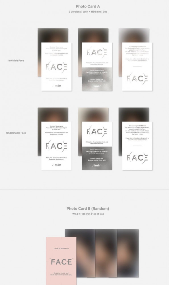 Jimin 'Face'(Set)