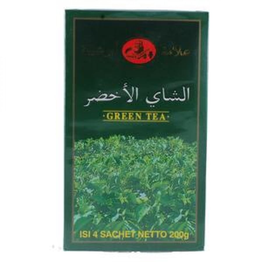 شاي علامة أبو شيبة اخضر 200 جرام