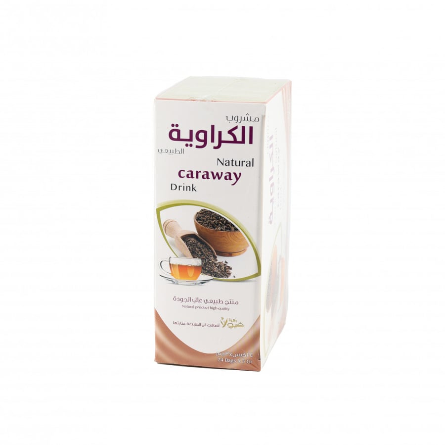 زهرة فيولا مشروب الكراوية الطبيعي - 24 كيس
