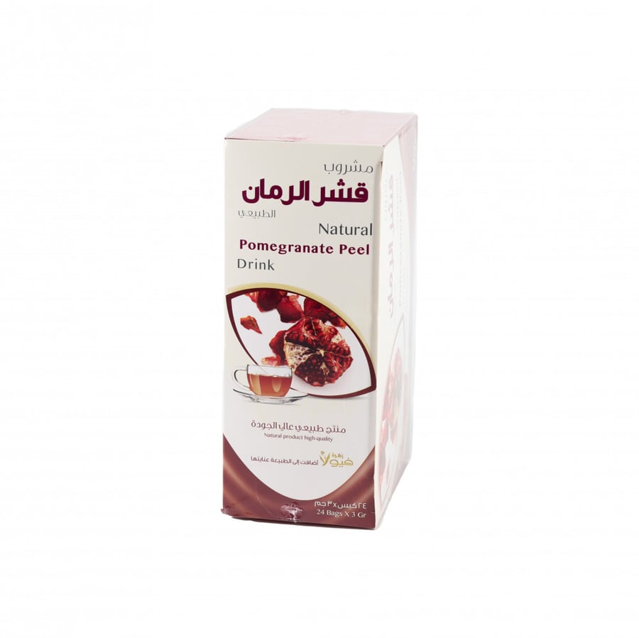 زهرة فيولا مشروب قشر الرمان الطبيعي - 24 كيس