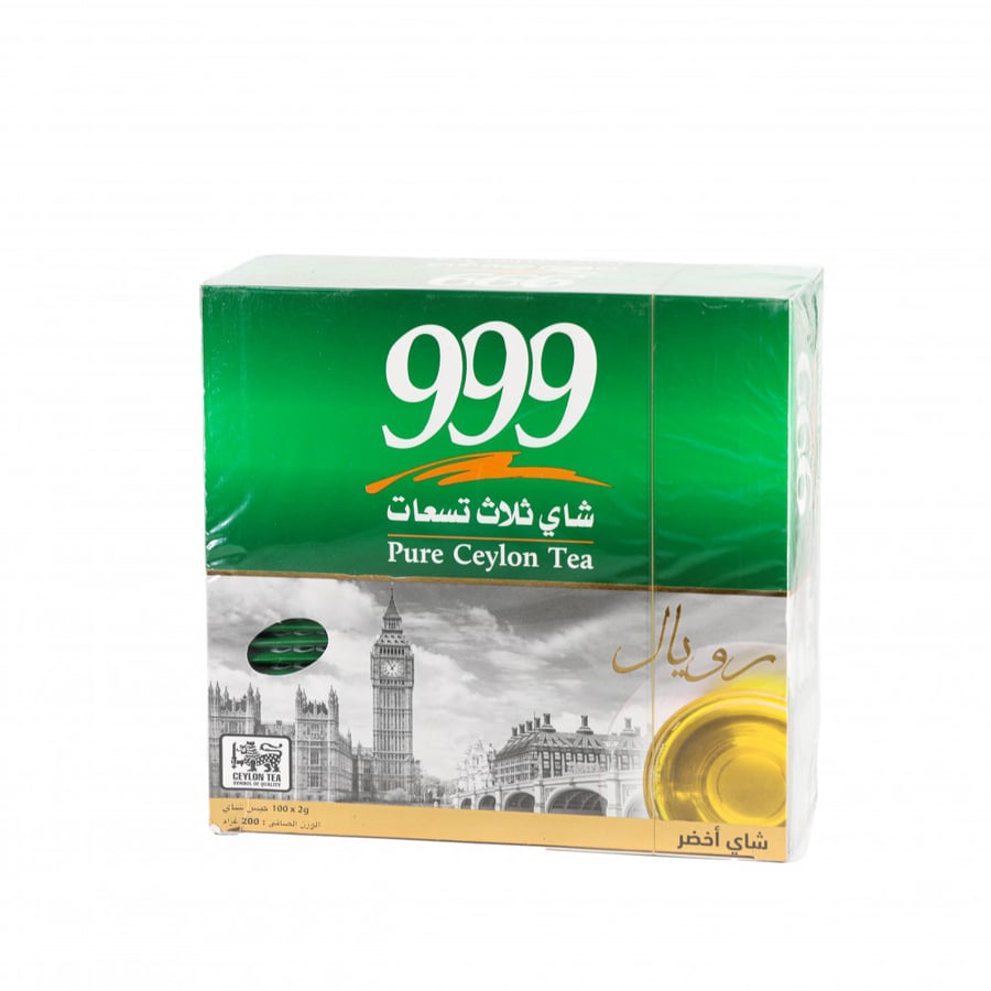 شاي 999 اخضر - 100 كيس