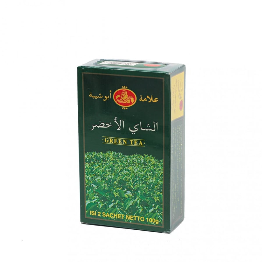 شاي علامة أبو شيبة اخضر 100 جرام