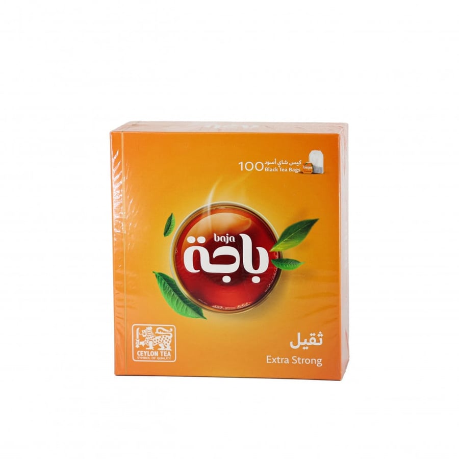 شاي باجة اسود ثقيل - 100 كيس