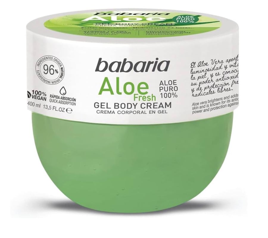 باباريا جل الوڤيرا ٤٠٠ مل Babaria Aloe Fresh Body Cream Gel 400ml l