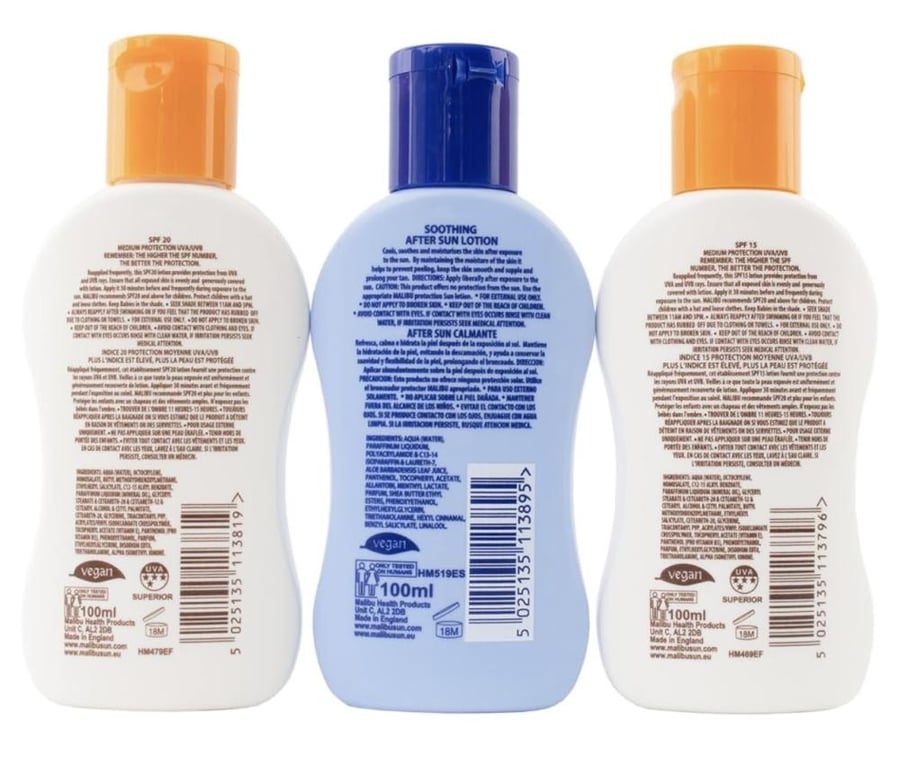 مجموعة ماليبو للسفر ١٠٠ مل | | Malibu Travel Essentials 100ml