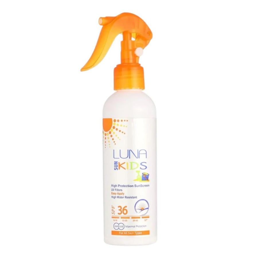 بخاخ واقي شمس للأطفال من لونا بحماية ٣٦ | Luna Sunscreen Spray for Kids 36 SPF