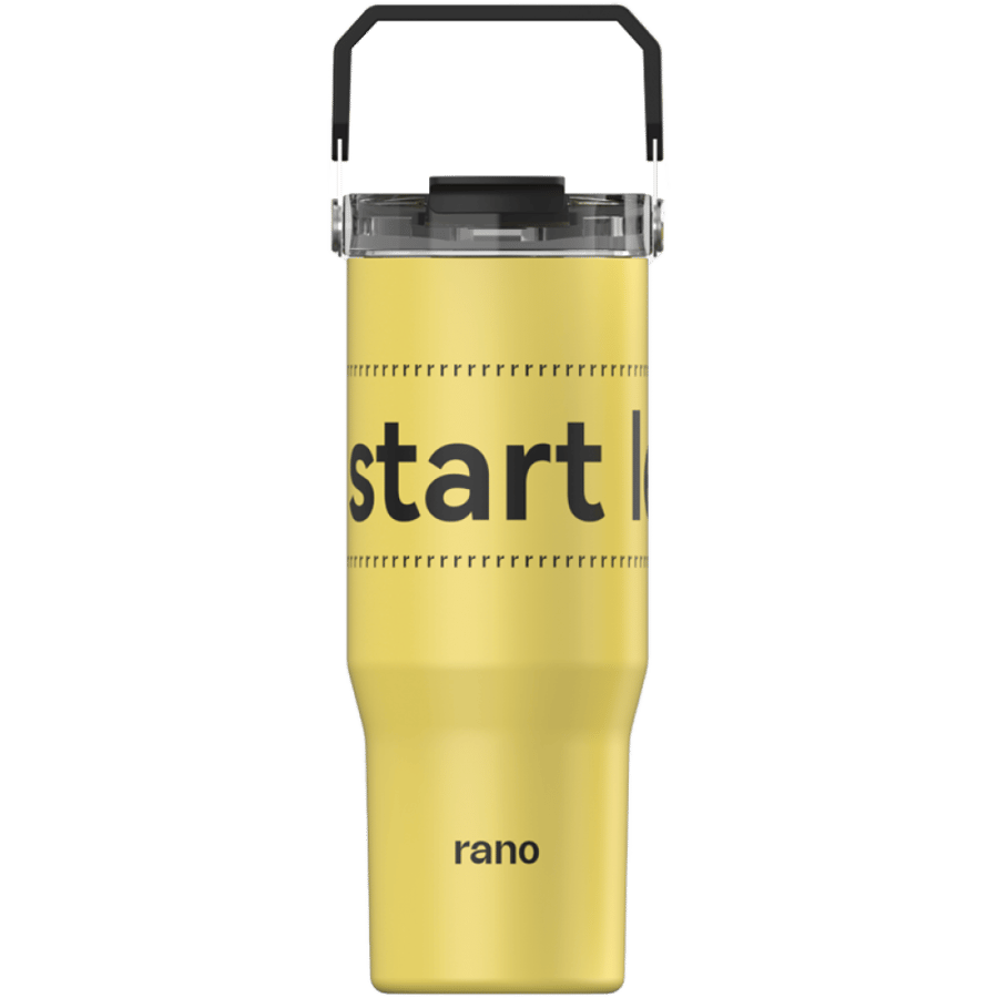 900ml Thermal Sports Mug Yellow