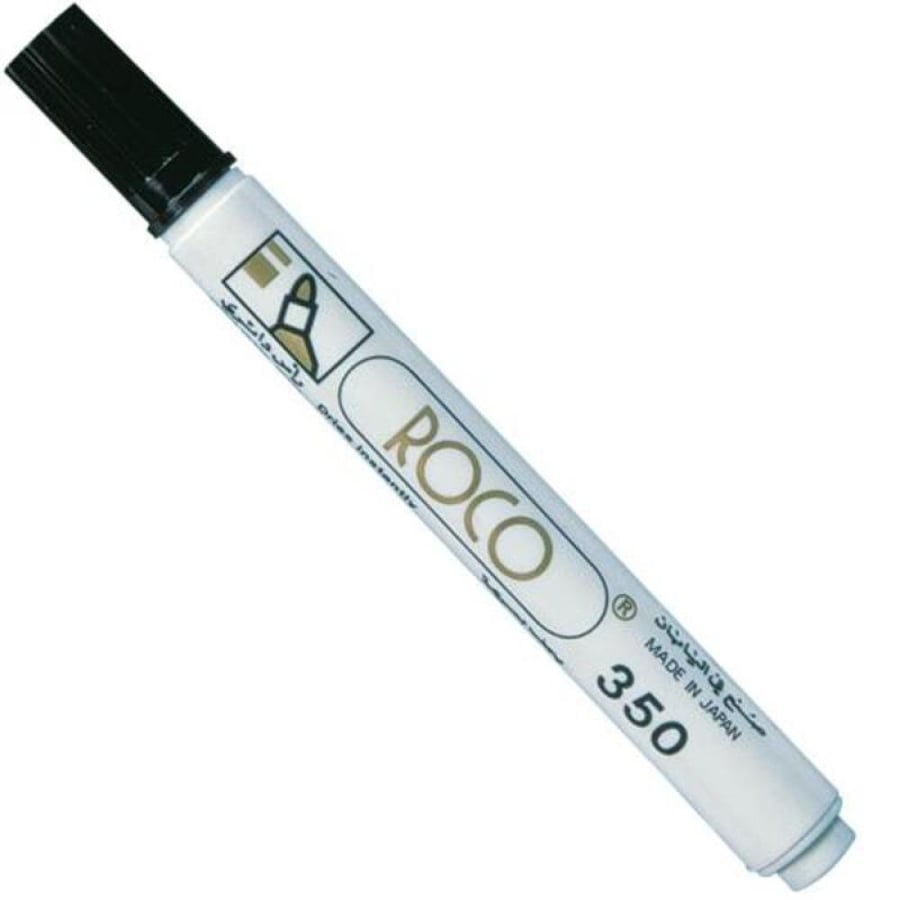 Roco Permanent Marker Round Tip BX = 12 Pens