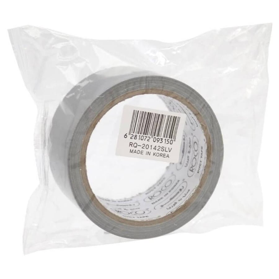 Roco Tape Duct Cloth ADH Silver Bx=24 Pcs