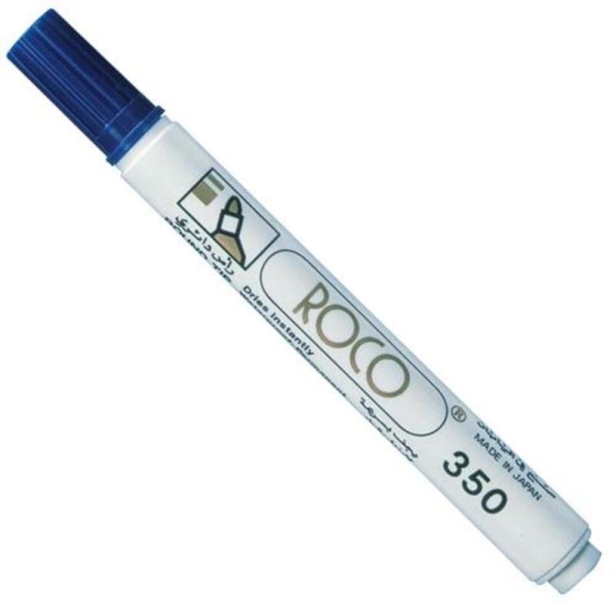 Roco Permanent Marker Round Tip BX = 12 Pens