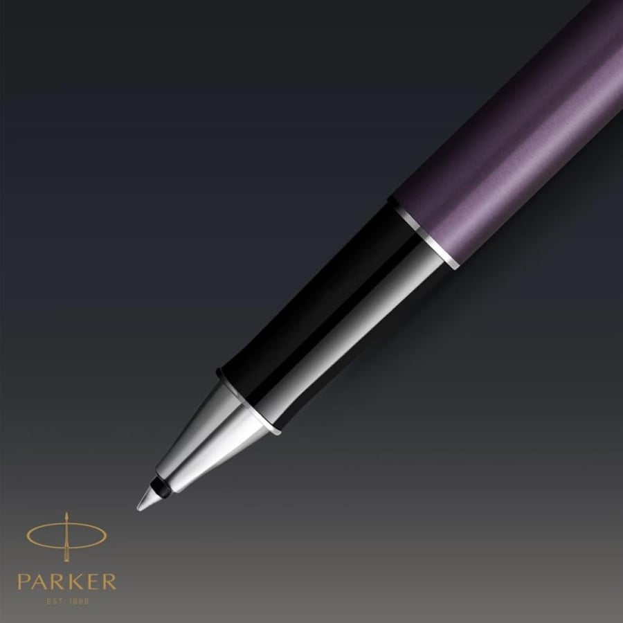 Parker Sonnet Essential Rollerball Pen Gift Box Violet Lacquer CT Finish