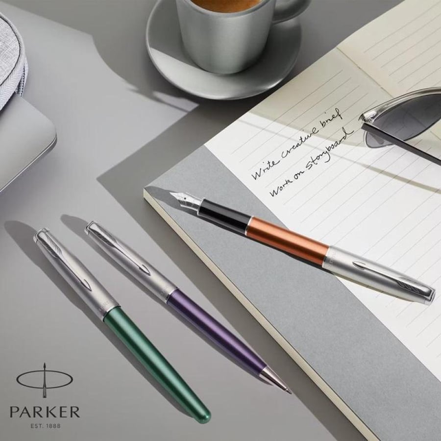 Parker Sonnet Essential Rollerball Pen Gift Box Violet Lacquer CT Finish