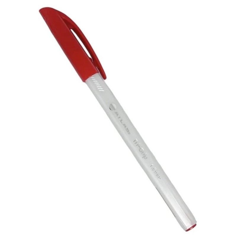 Atlas Ball Pen 1.0 mm Medium BP500M Red BX=10pcs