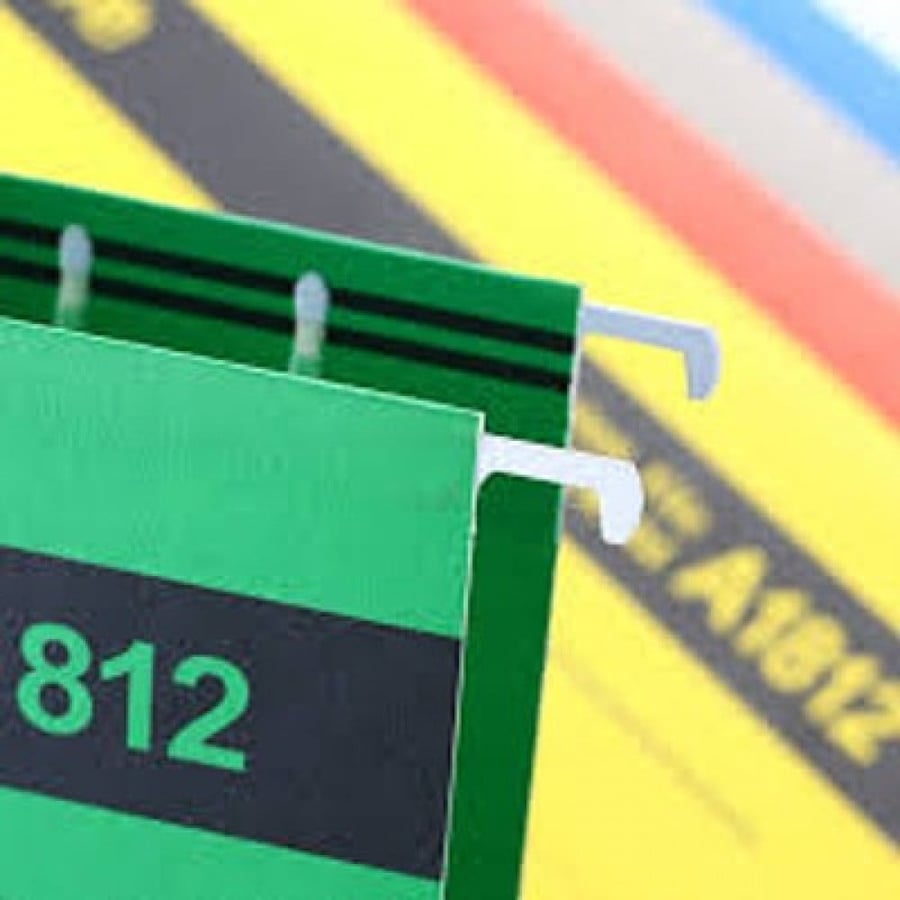 Comix Suspension File A4 Yellow Colors