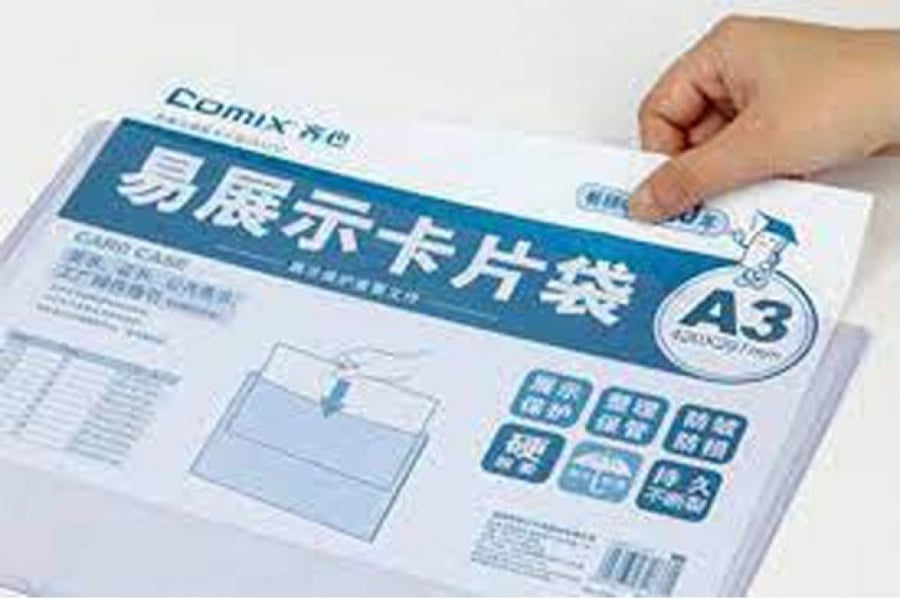 Comix Card Case Rigid PVC A3