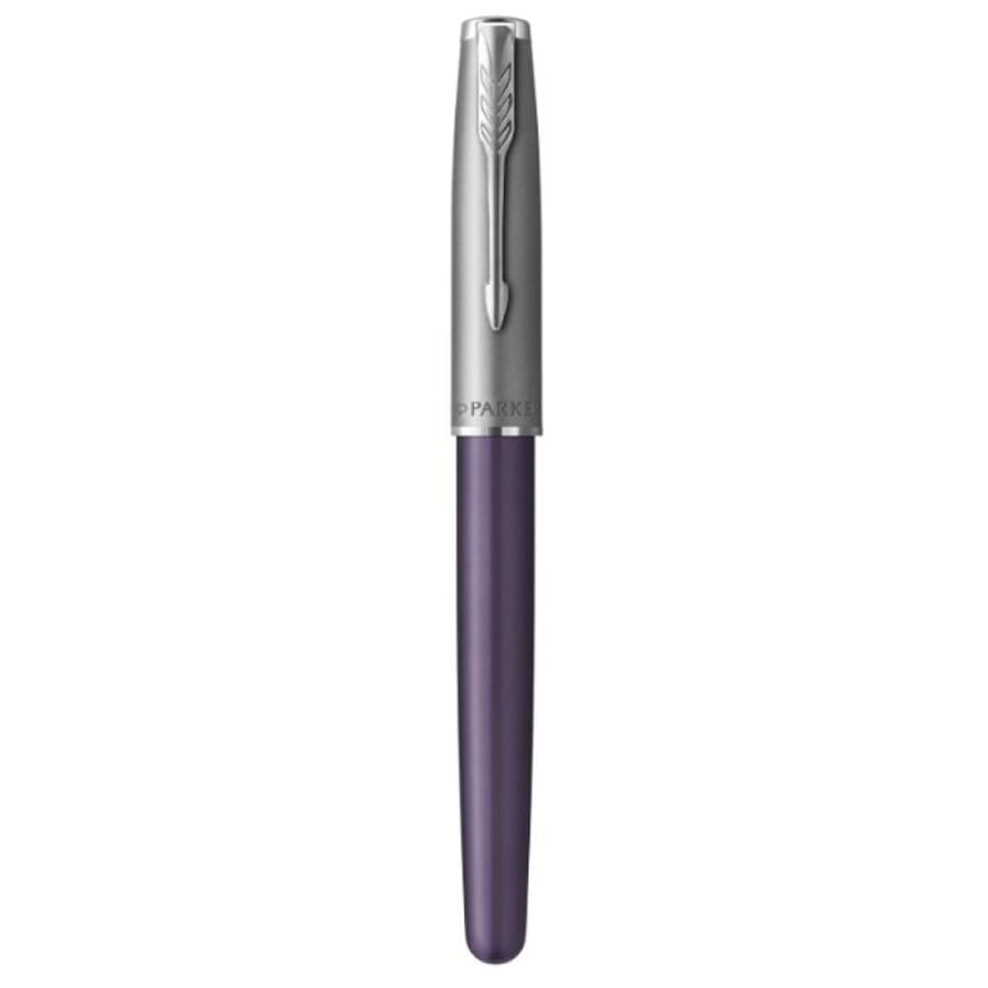 Parker Sonnet Essential Rollerball Pen Gift Box Violet Lacquer CT Finish