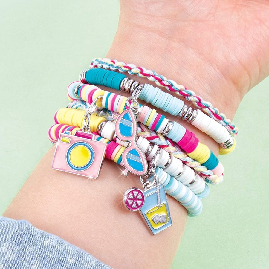 SUMMER VIBES HEISHI BEAD BRACELETS