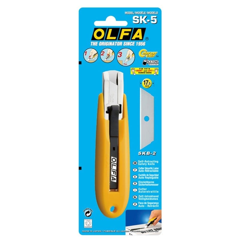 أولفا مشرط السلامة أولاً بشفرة التراجع التلقائي SK-5