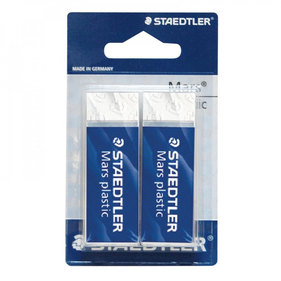 Staedtler Mars Plastic Eraser in premium quality Pls=2Pcs