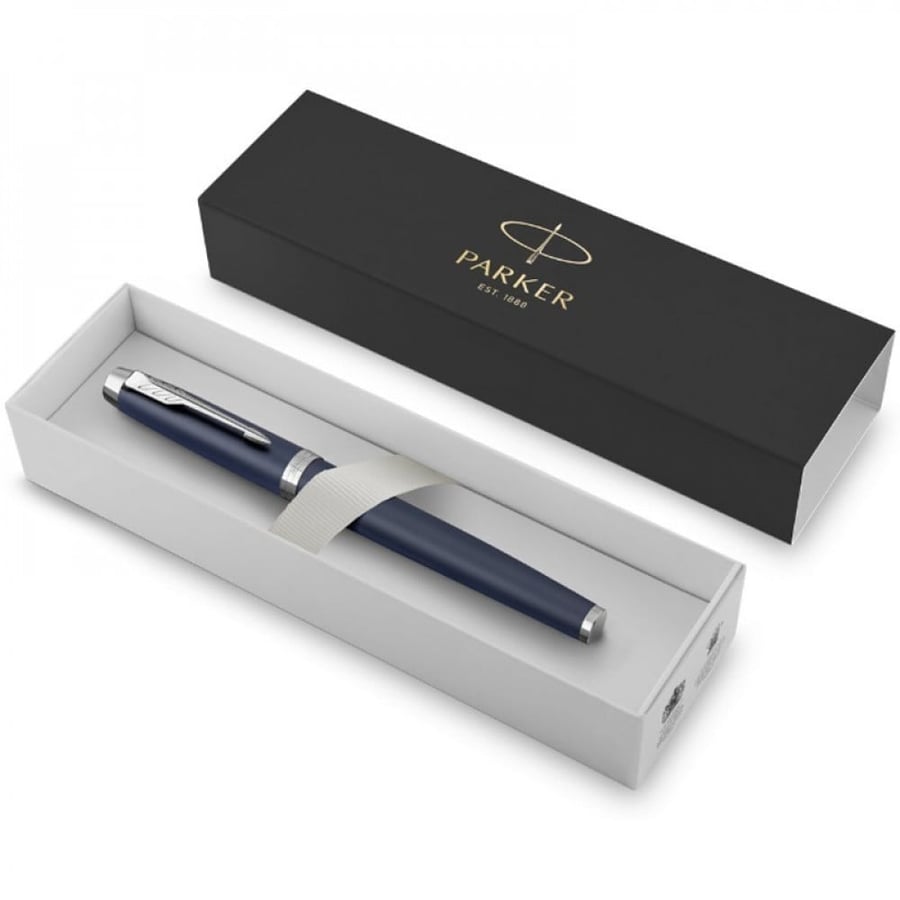 Parker IM Fountain Pen Matte blue CT Finish