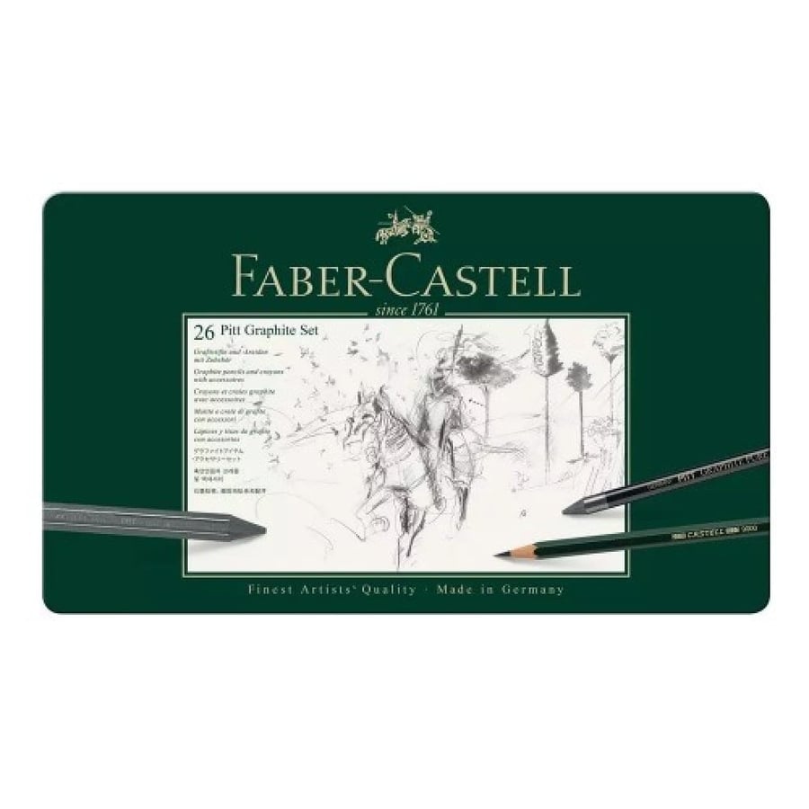 Faber Castell Pitt Graphite set, tin of 26
