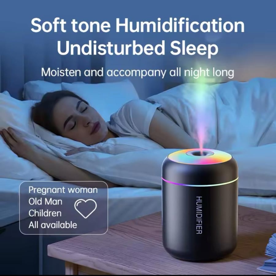 180ML Mini Air Humidifier USB Electric Aroma Diffuser Essential Oil Purifier Aromatherapy Mist Maker Lights For Car Home Bedroom -  180ML Mini Air Humidifier USB Electric Aroma Diffuser Essential Oil Purifier Aromatherapy Mist Maker Lights For Car Home Be
